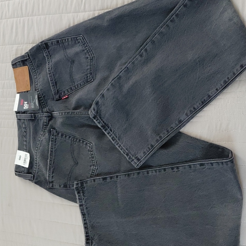 Levi's 501 '90s Straight Leg Jeans Stitch School Sz 26 - Picture 10 of 13